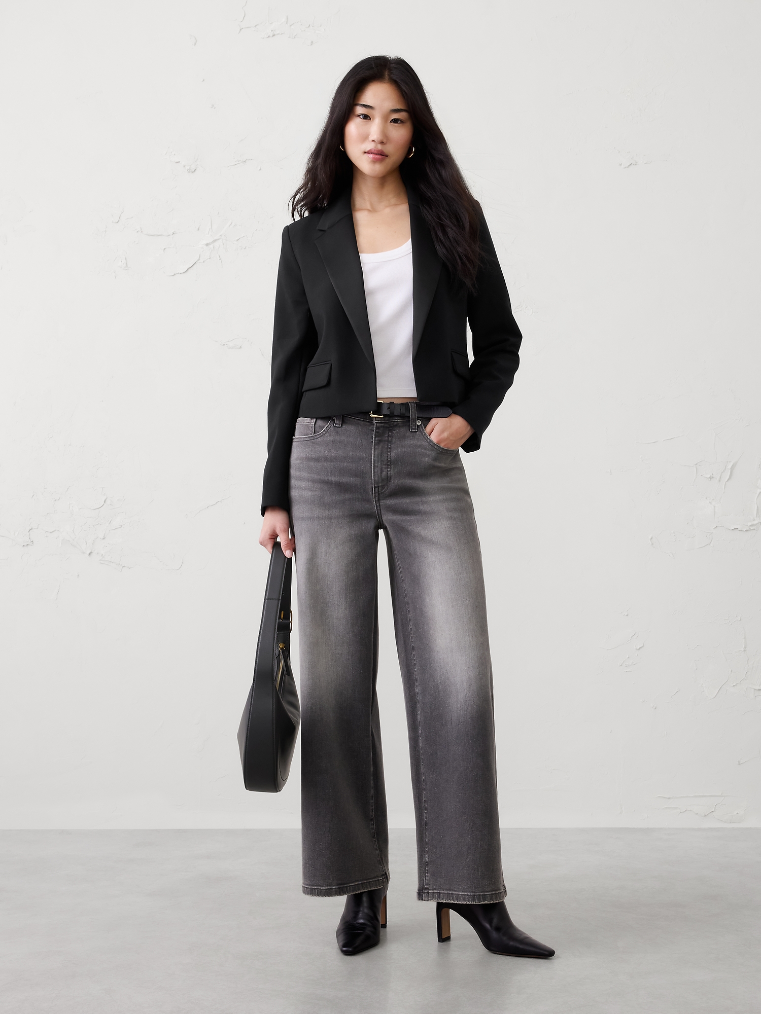 Tuxedo Cropped Blazer