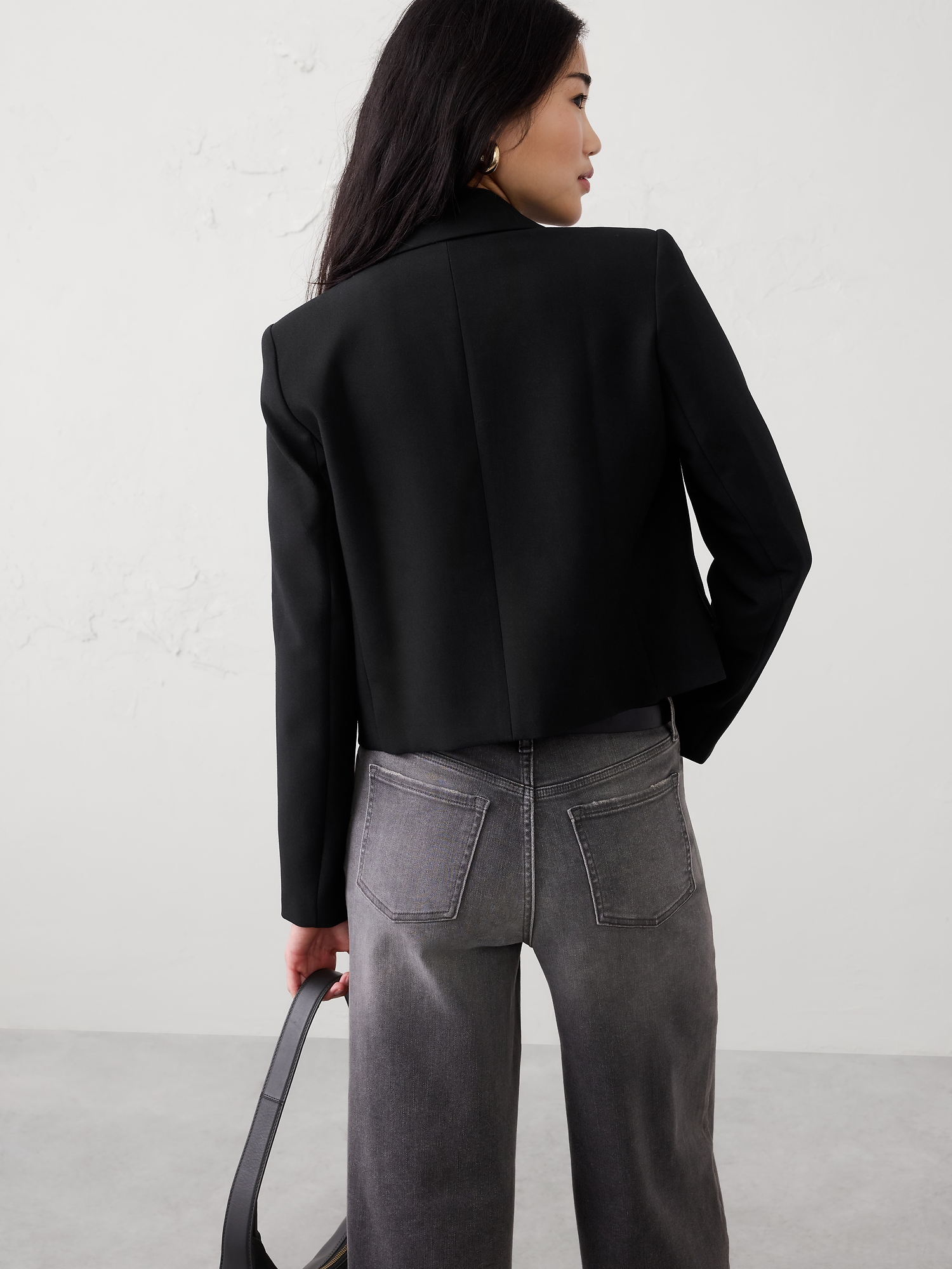 Image number 2 showing, Tuxedo Cropped Blazer
