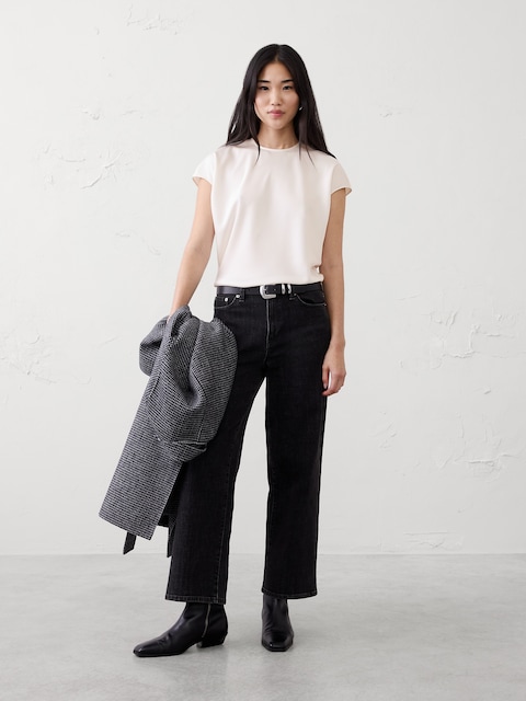 Satin Cropped Top