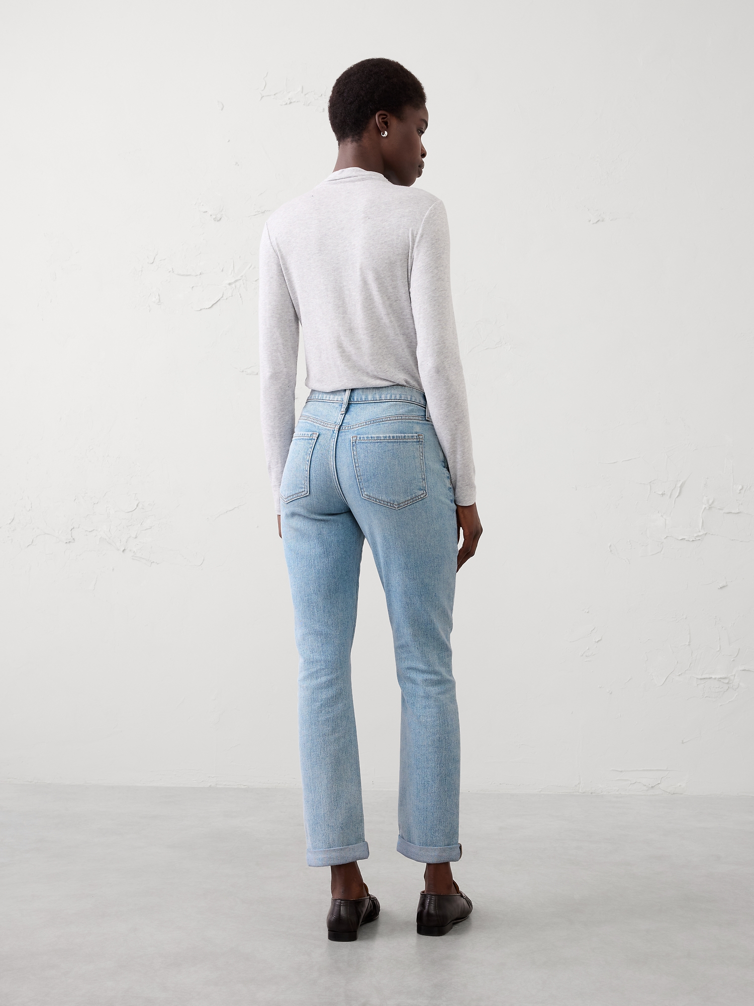 L'image numéro 5 présente Jean girlfriend à taille mi-basse
