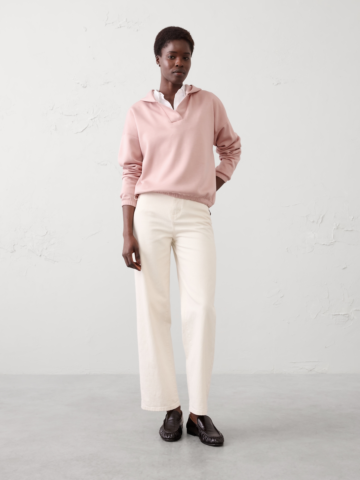 Knit Hoodie Sweatshirt