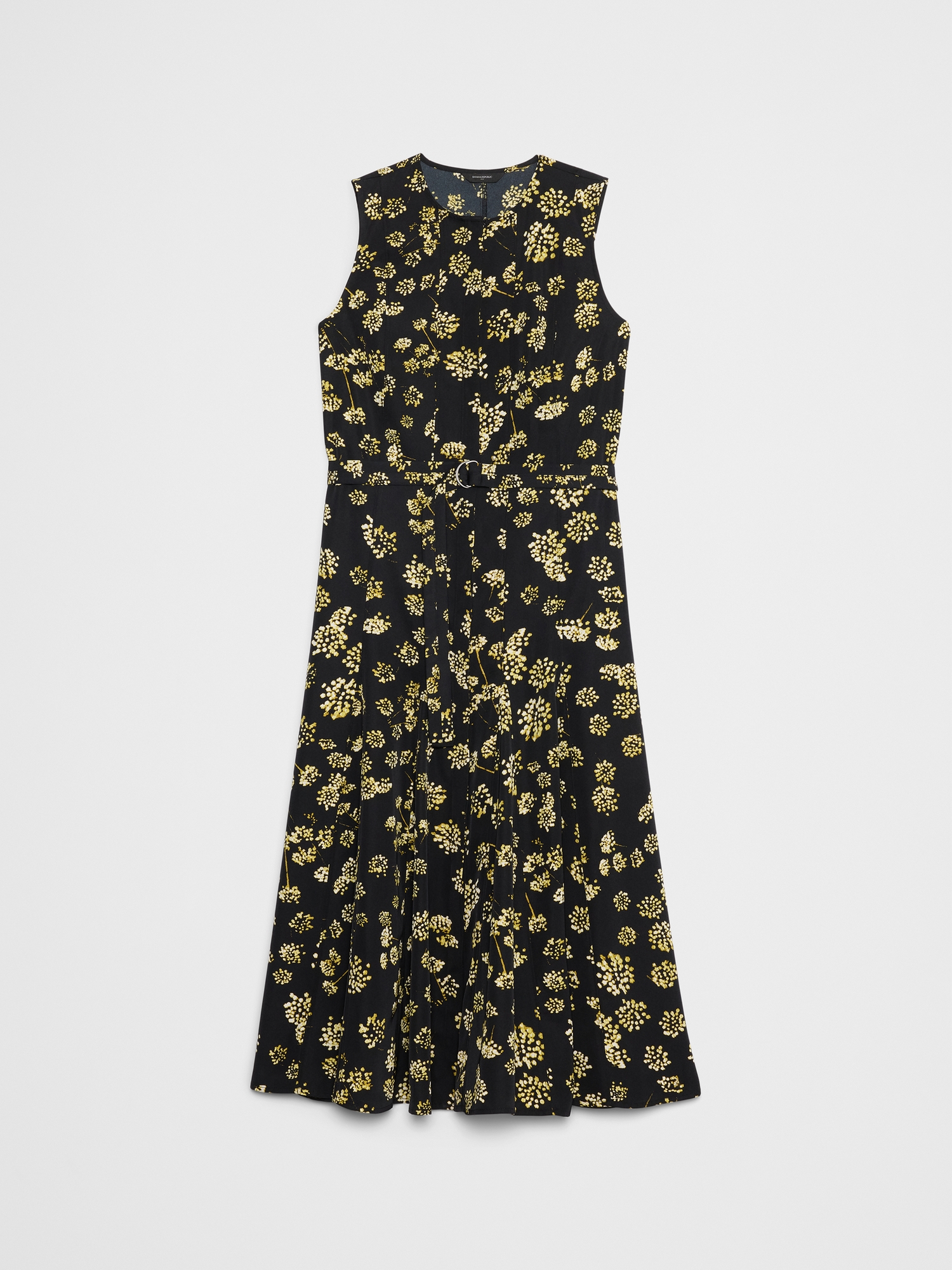 Image number 4 showing, Sheen Twill Godet Midi Dress