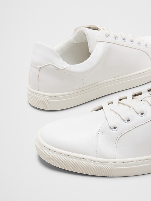 Vegan Leather Sneakers | Banana Republic Factory