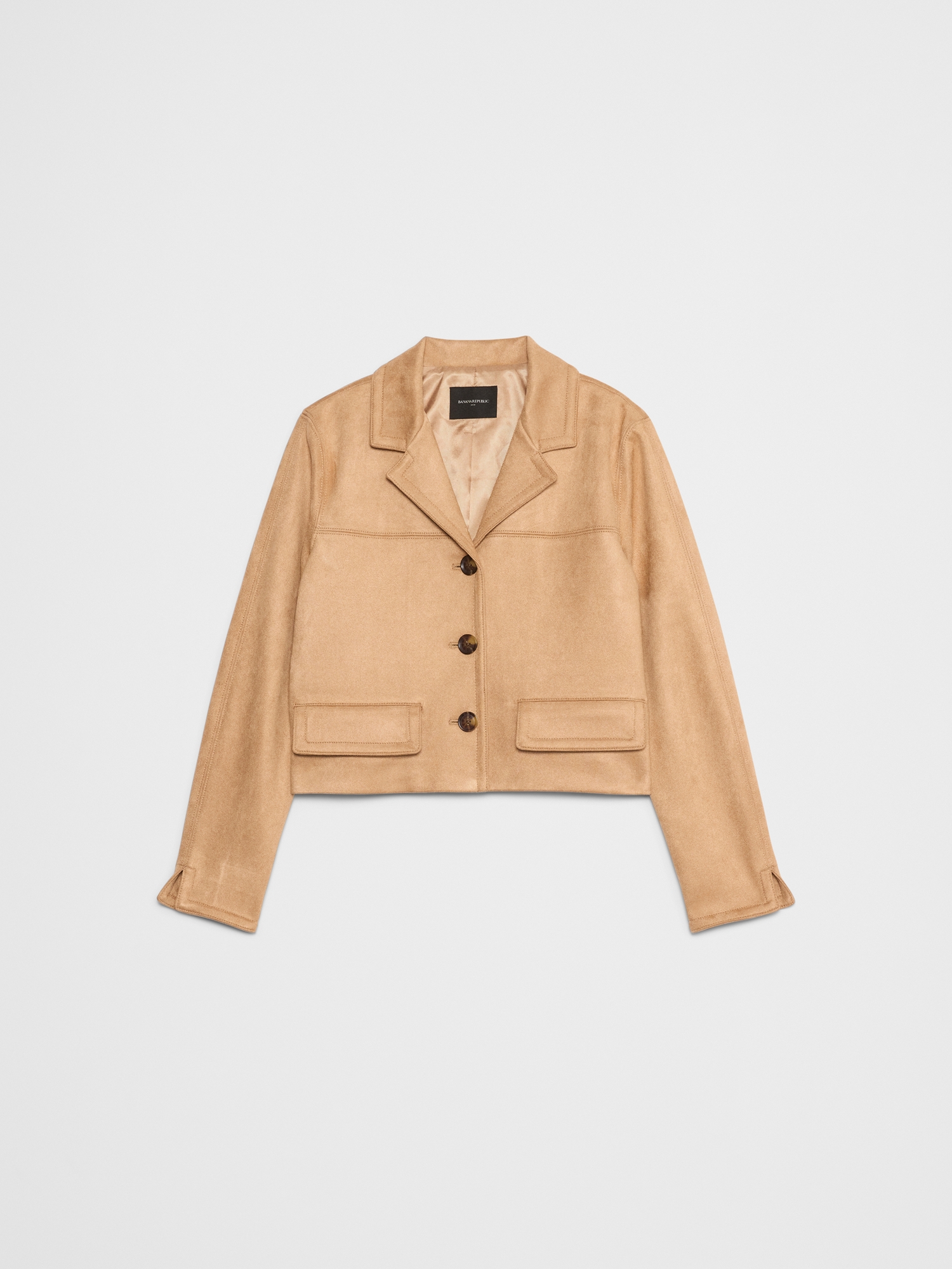 Image number 4 showing, Vegan Suede Blazer Jacket