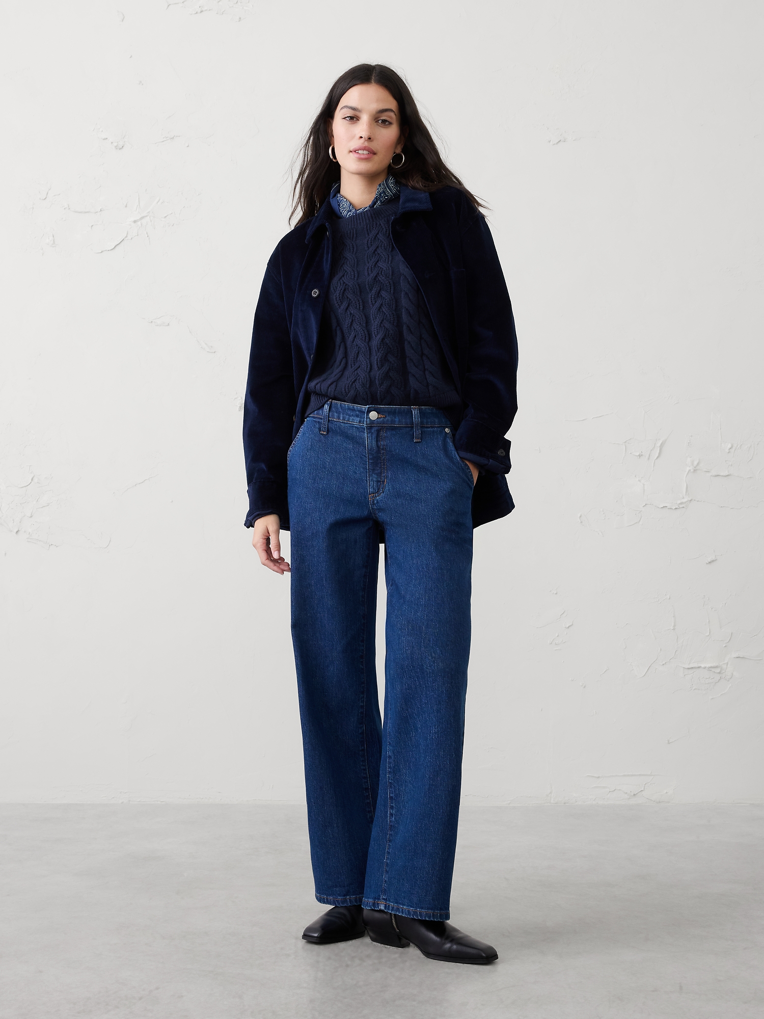Straight Mid-Rise Carpenter Jean