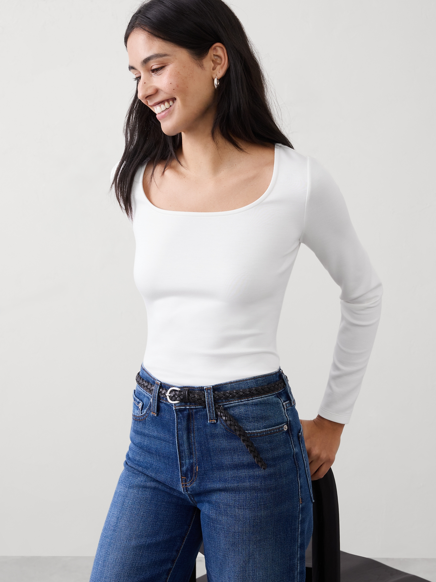 Weekender Square-Neck Top