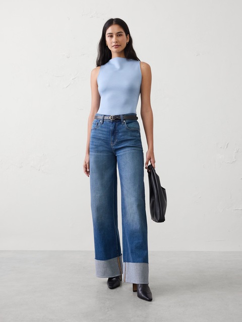 Soft Touch High-Neck Top