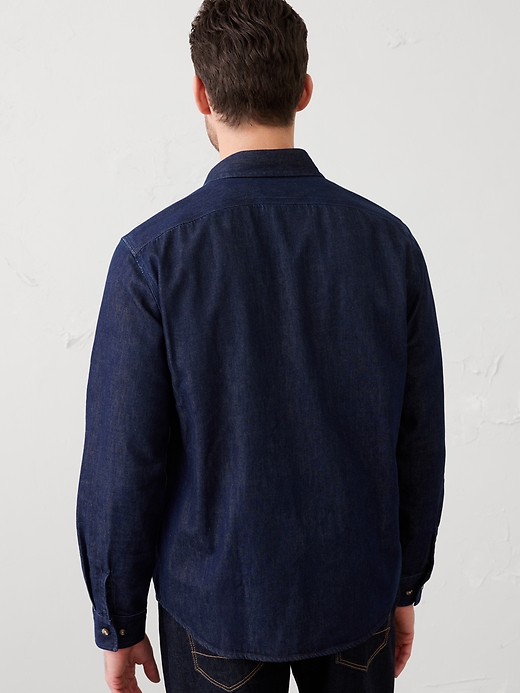 Standard-Fit Vintage Denim Shirt | Banana Republic Factory