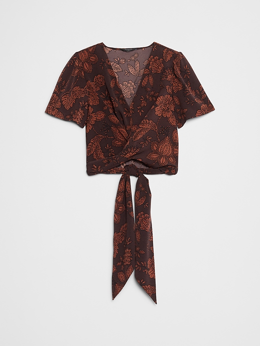 Tied Cropped Top | Banana Republic Factory