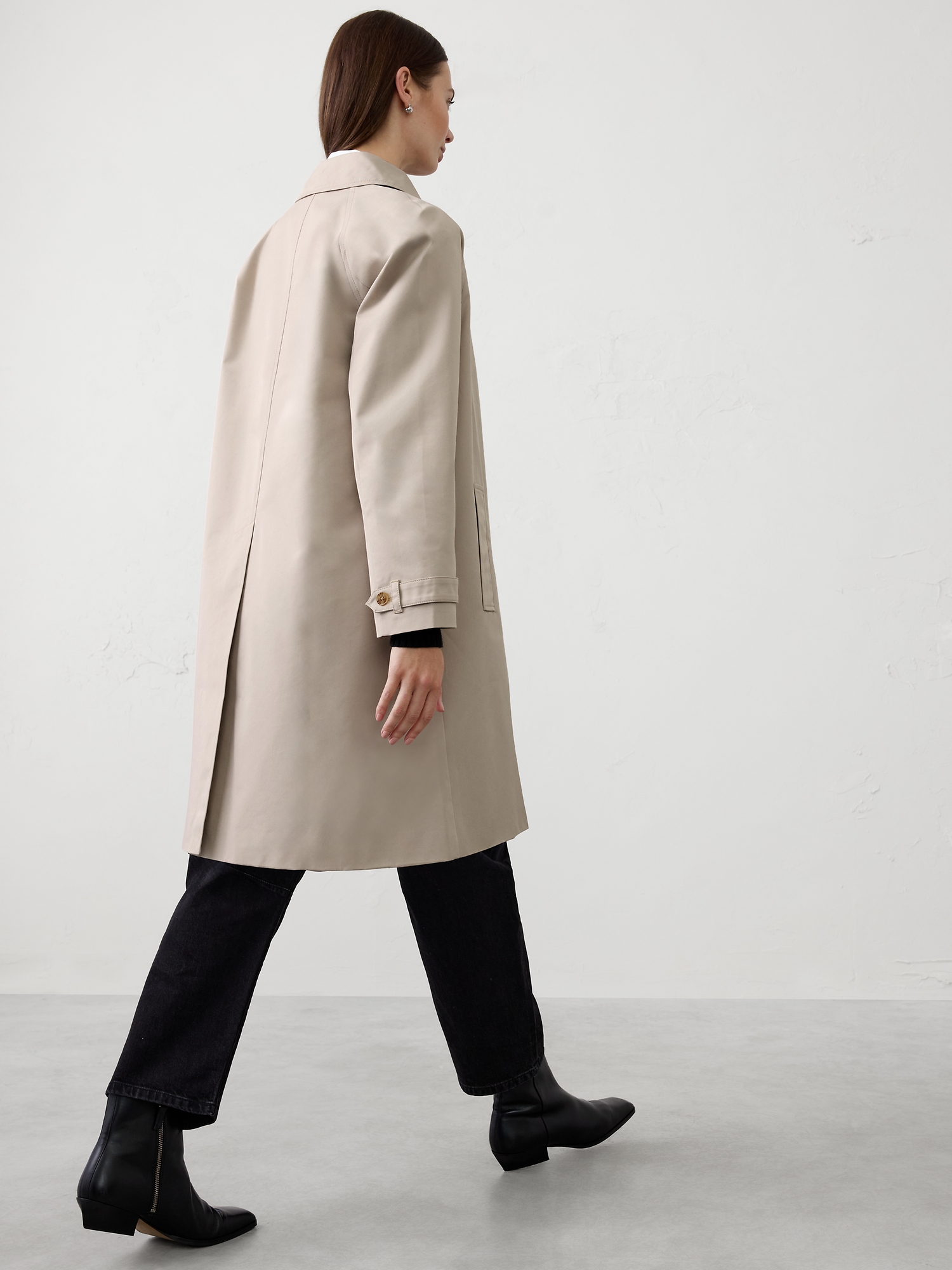 Image number 2 showing, Twill Mac Coat