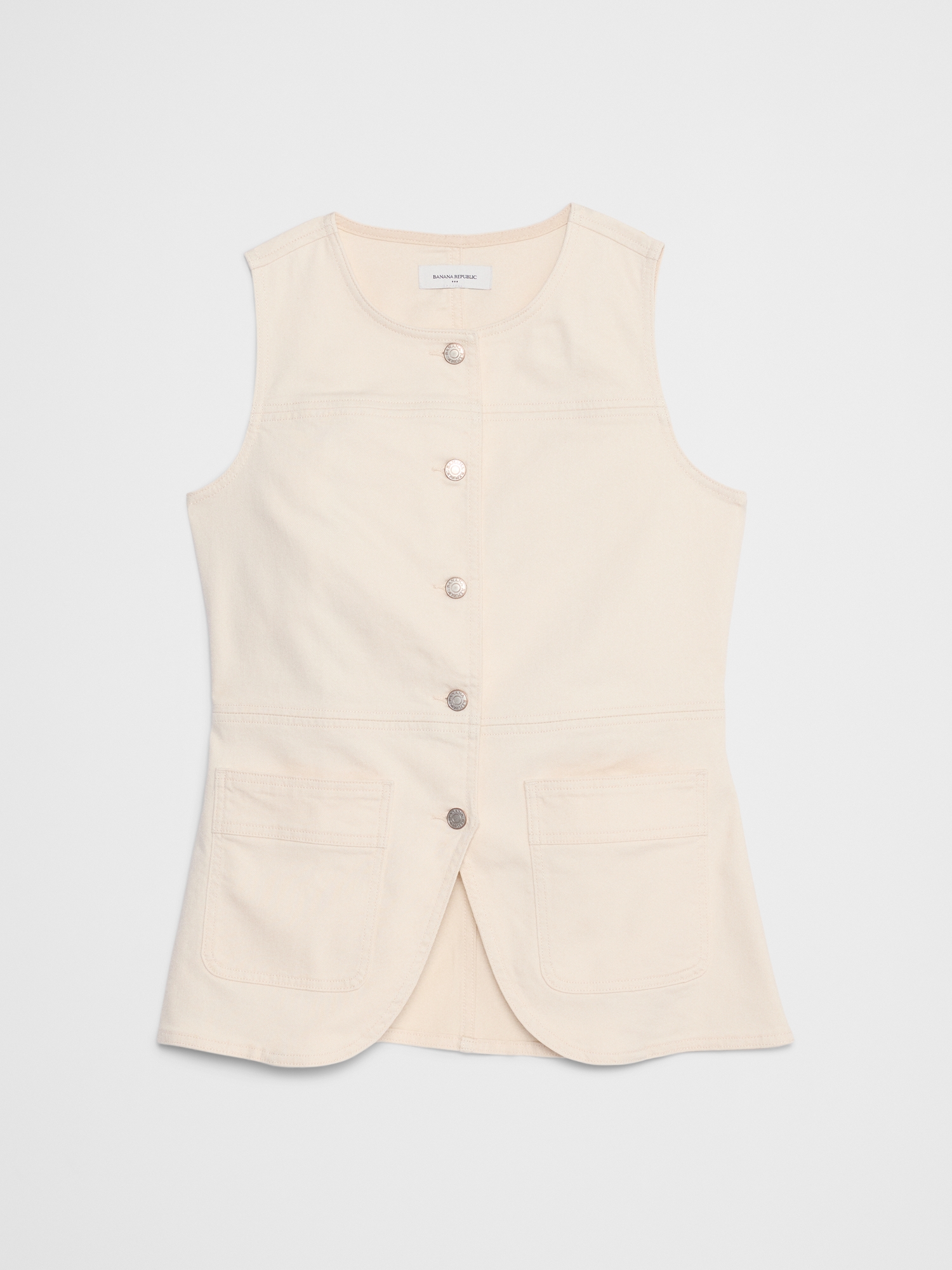 Image number 4 showing, Long Denim Vest