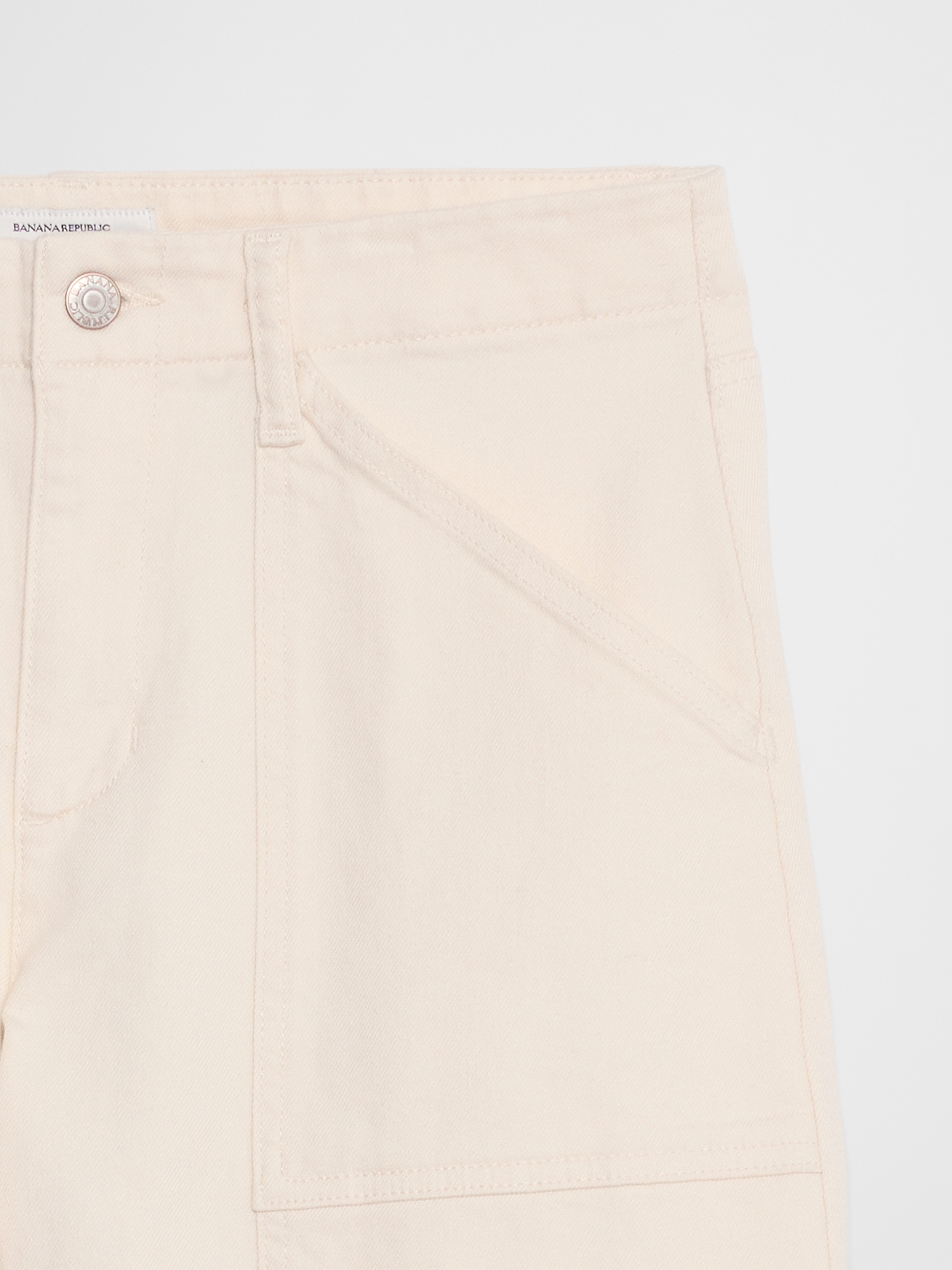 Image number 4 showing, Mid-Rise Barrel-Leg Patchwork Jean