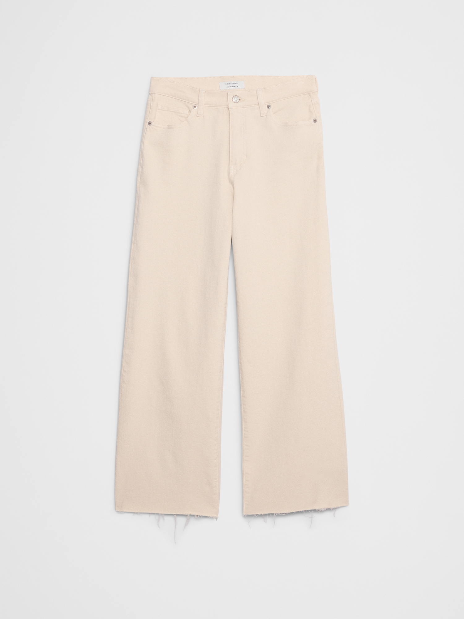 Image number 4 showing, High-Rise Wide-Leg Cropped Jean