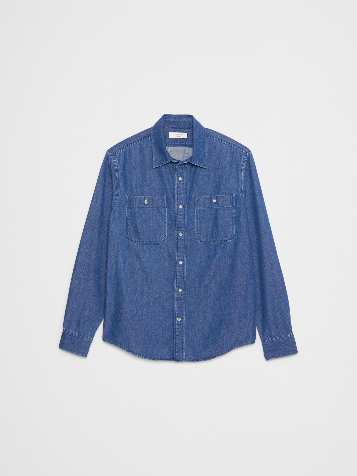 Image number 7 showing, Standard-Fit Vintage Denim Shirt