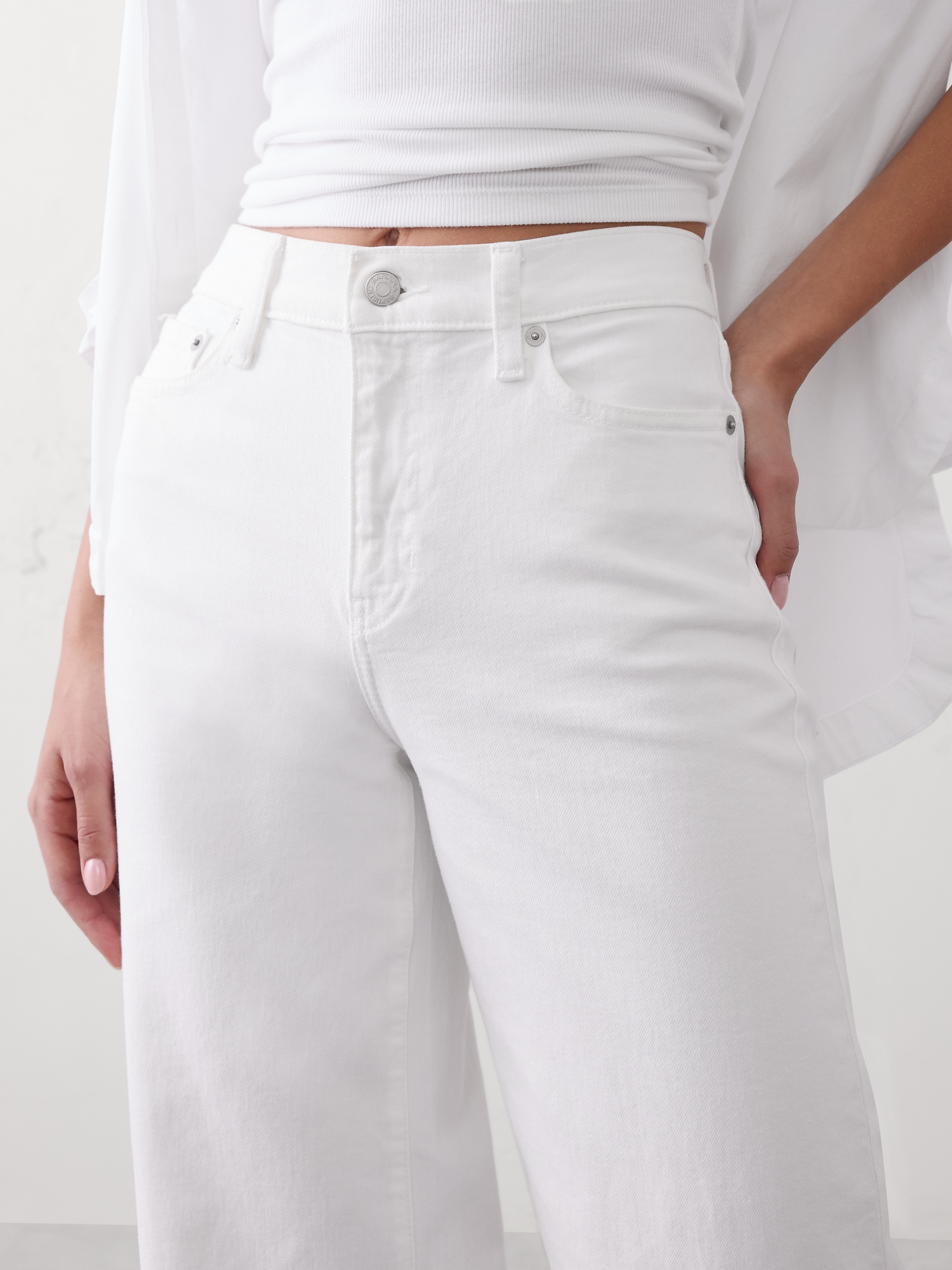 Image number 3 showing, Straight High-Rise Jean