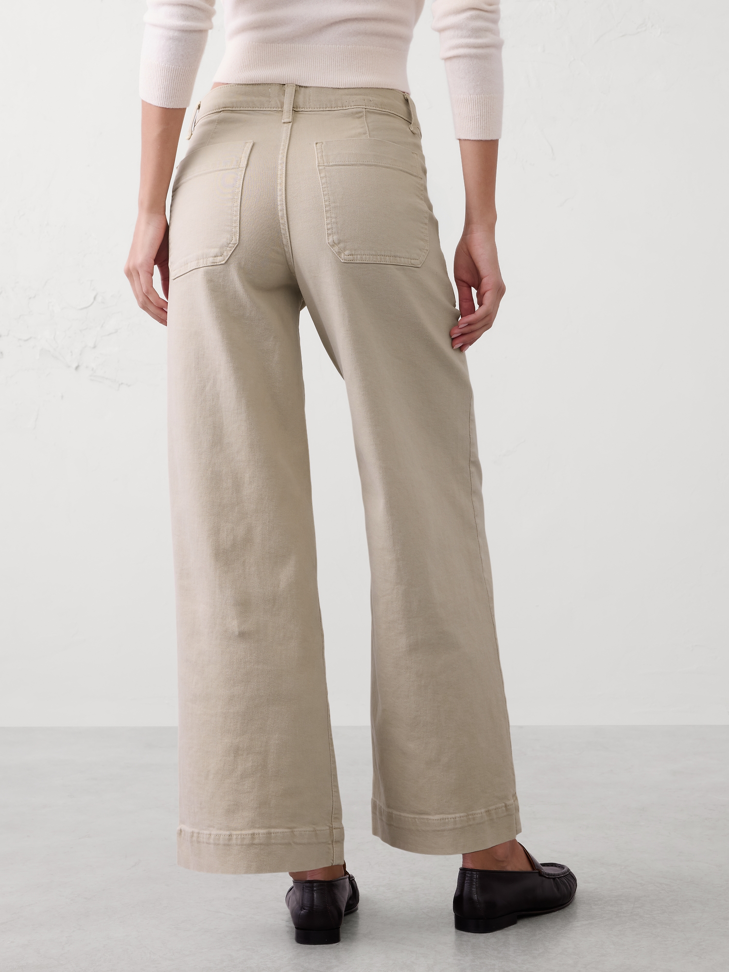 Image number 2 showing, Wide-Leg High-Rise Utility Jean
