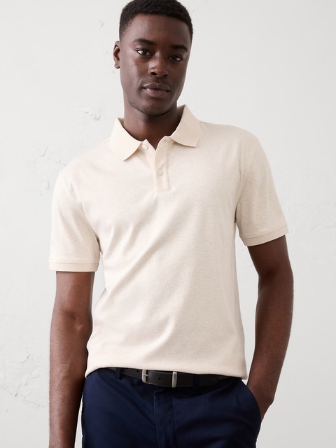 Standard-Fit Luxe Touch Polo