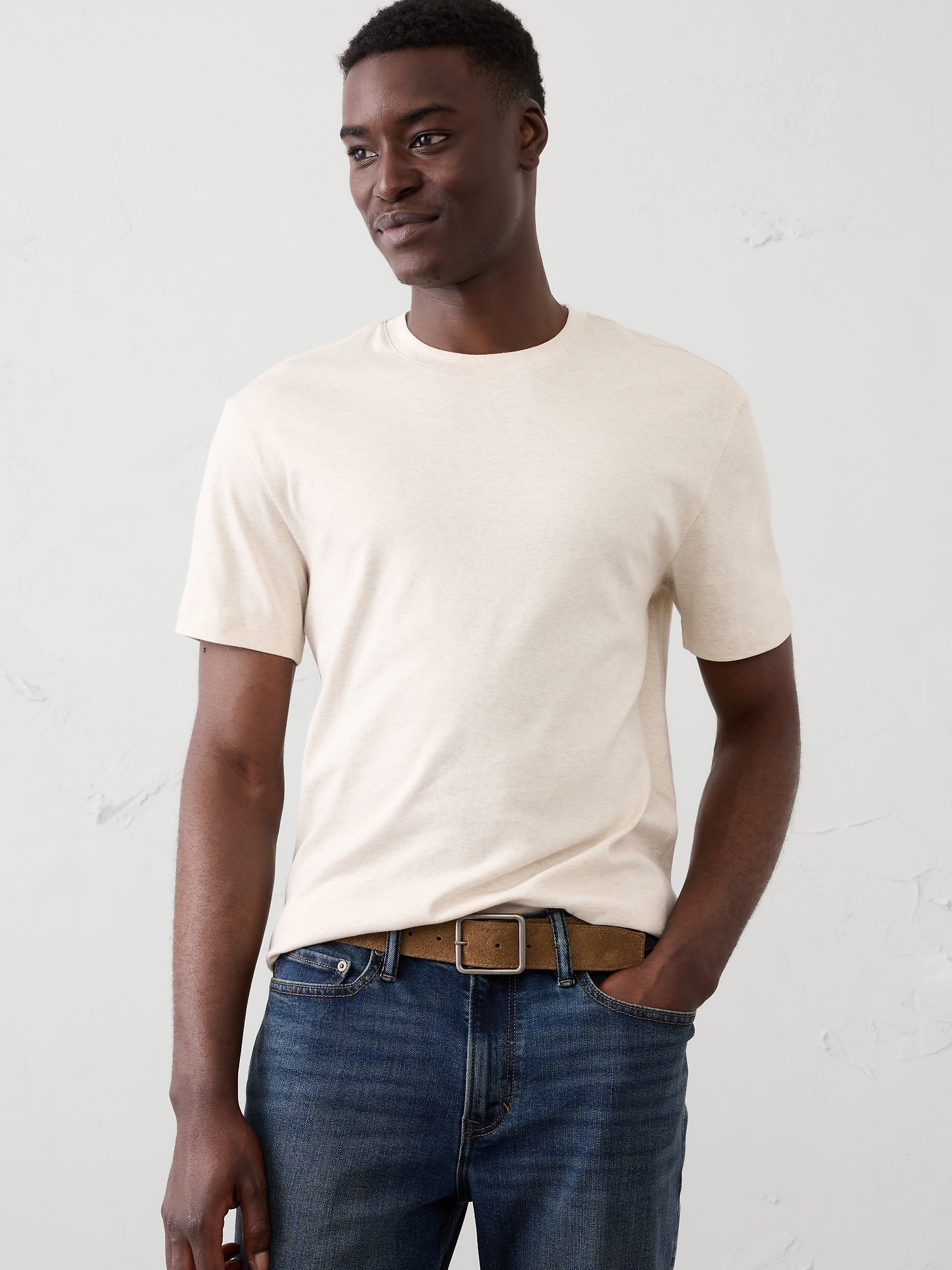 T-SHIRT RAS DU COU LUXE ULTRA-DOUX