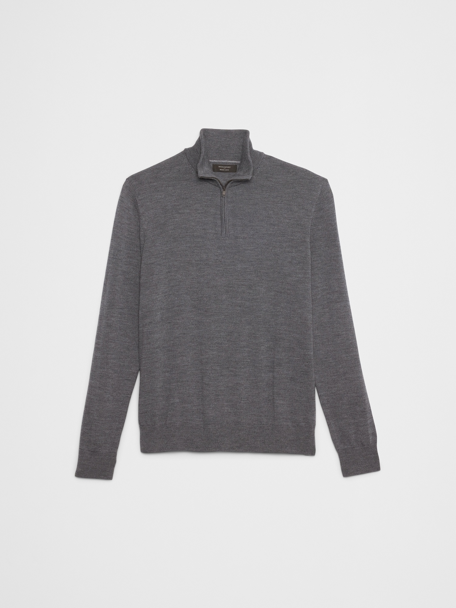 Image number 7 showing, Merino Wool Quarter-Zip Sweater