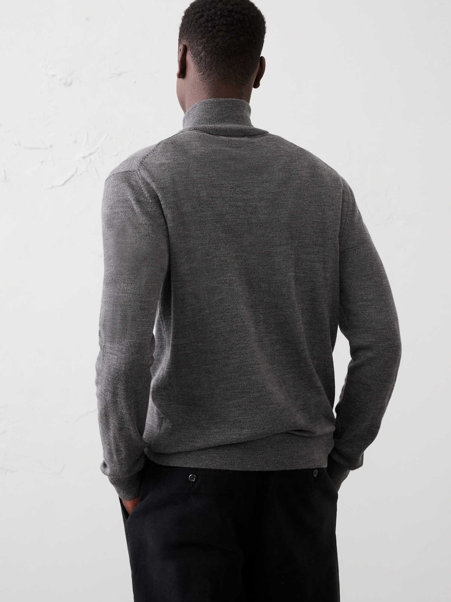 Image number 5 showing, Merino Wool Quarter-Zip Sweater