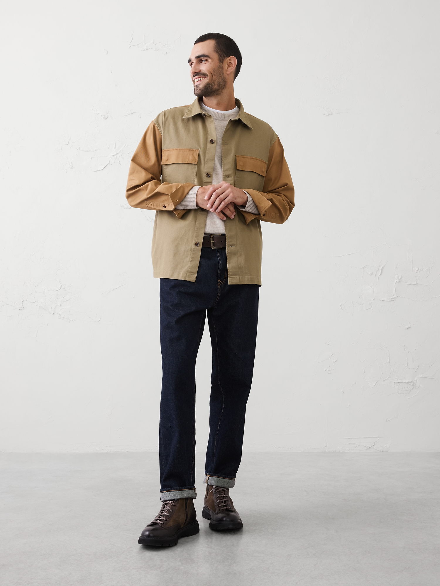 Relaxed-Fit Surplus Overshirt