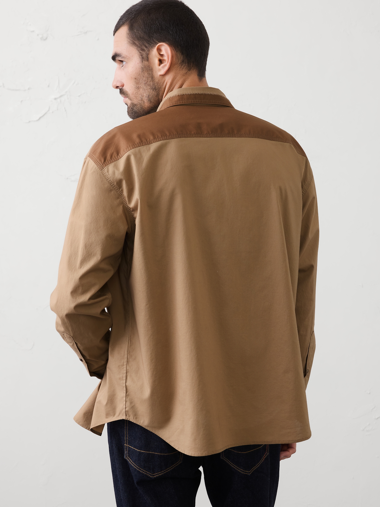 Image number 2 showing, Relaxed-Fit Patchwork Shirt