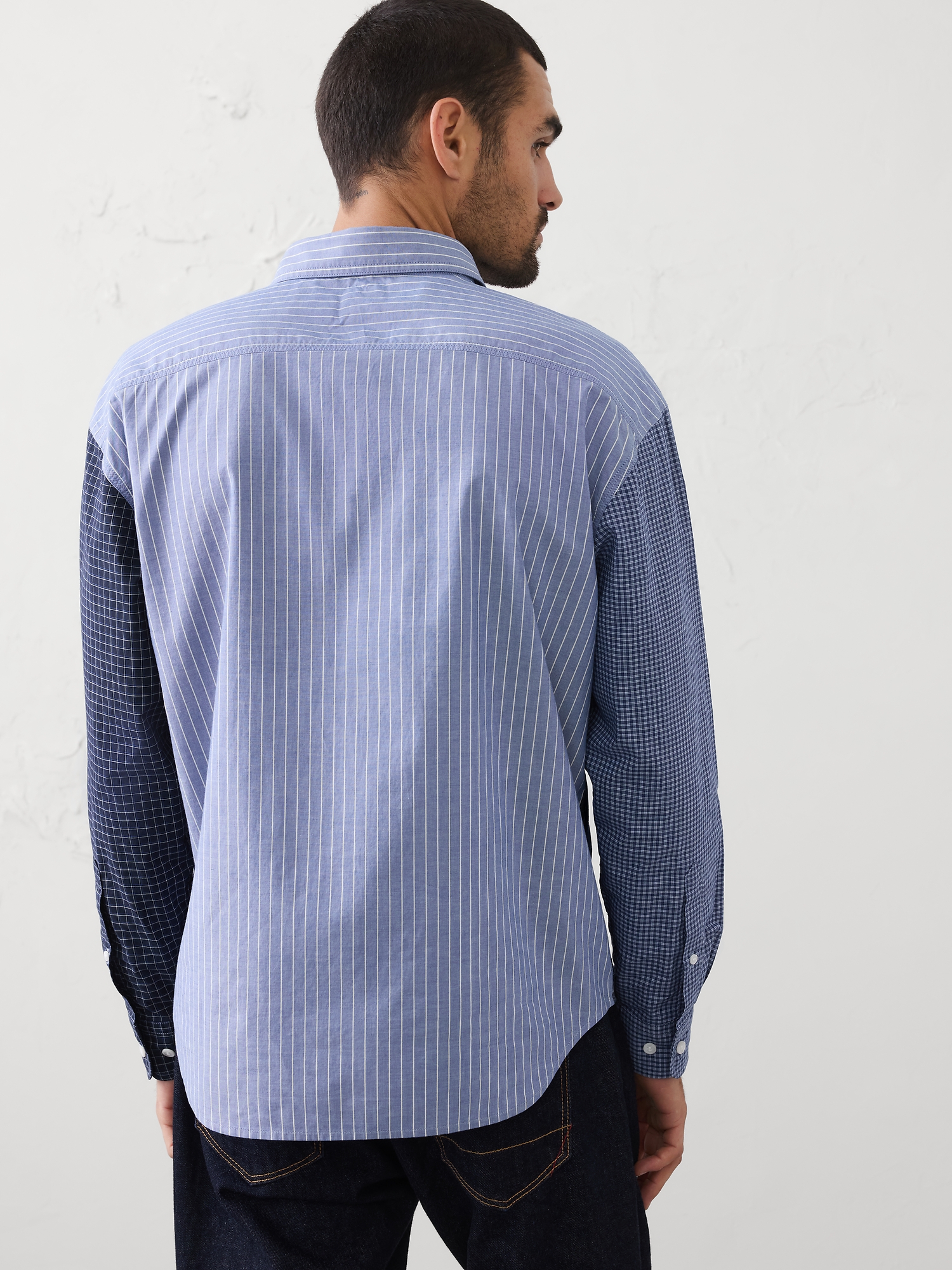 Image number 4 showing, Relaxed-Fit Patchwork Shirt