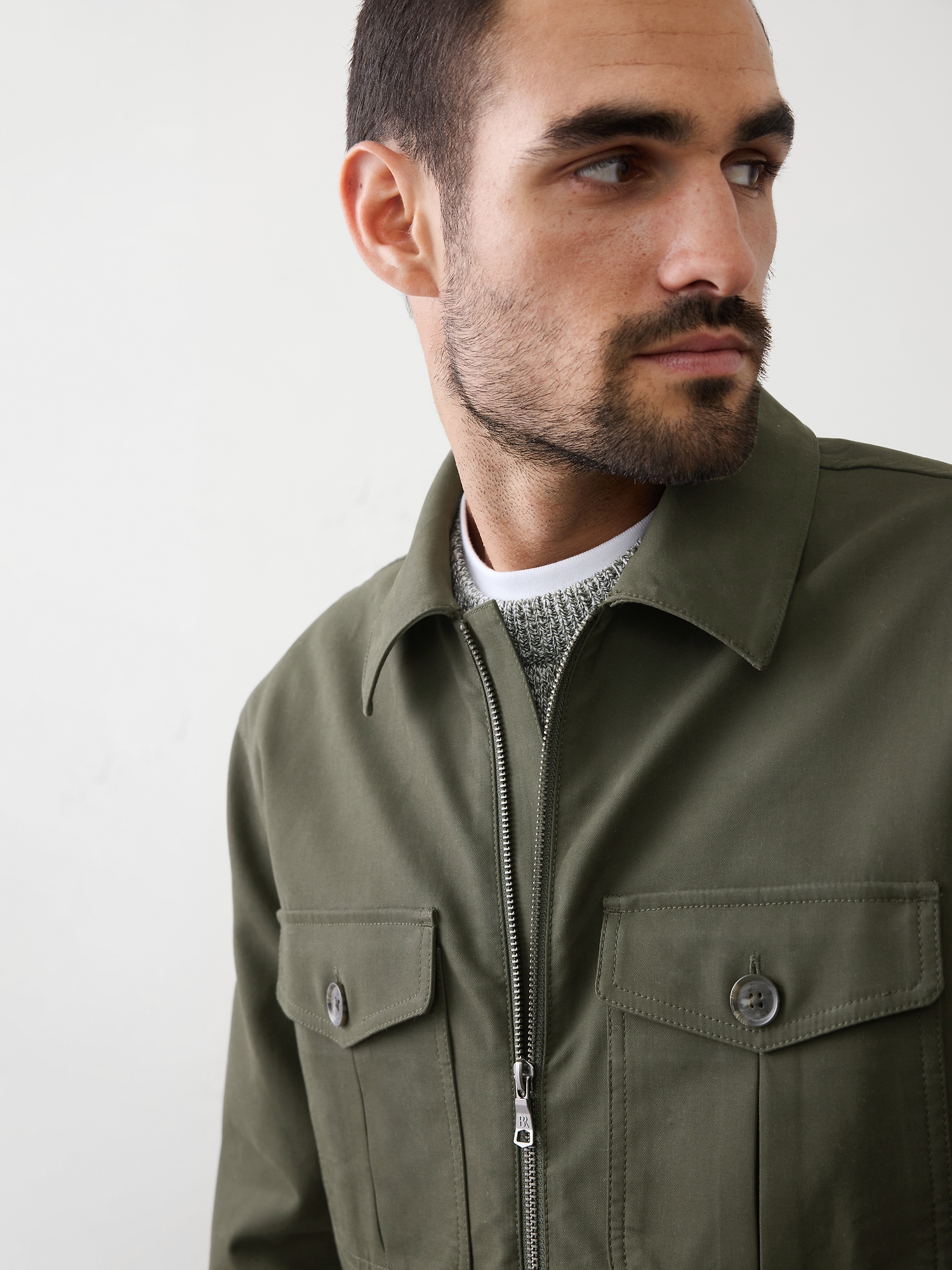 L'image numéro 3 présente Veste de style militaire