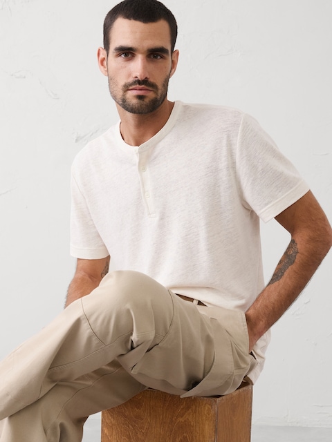 HENLEY COUPE STANDARD EN MÉLANGE DE LIN