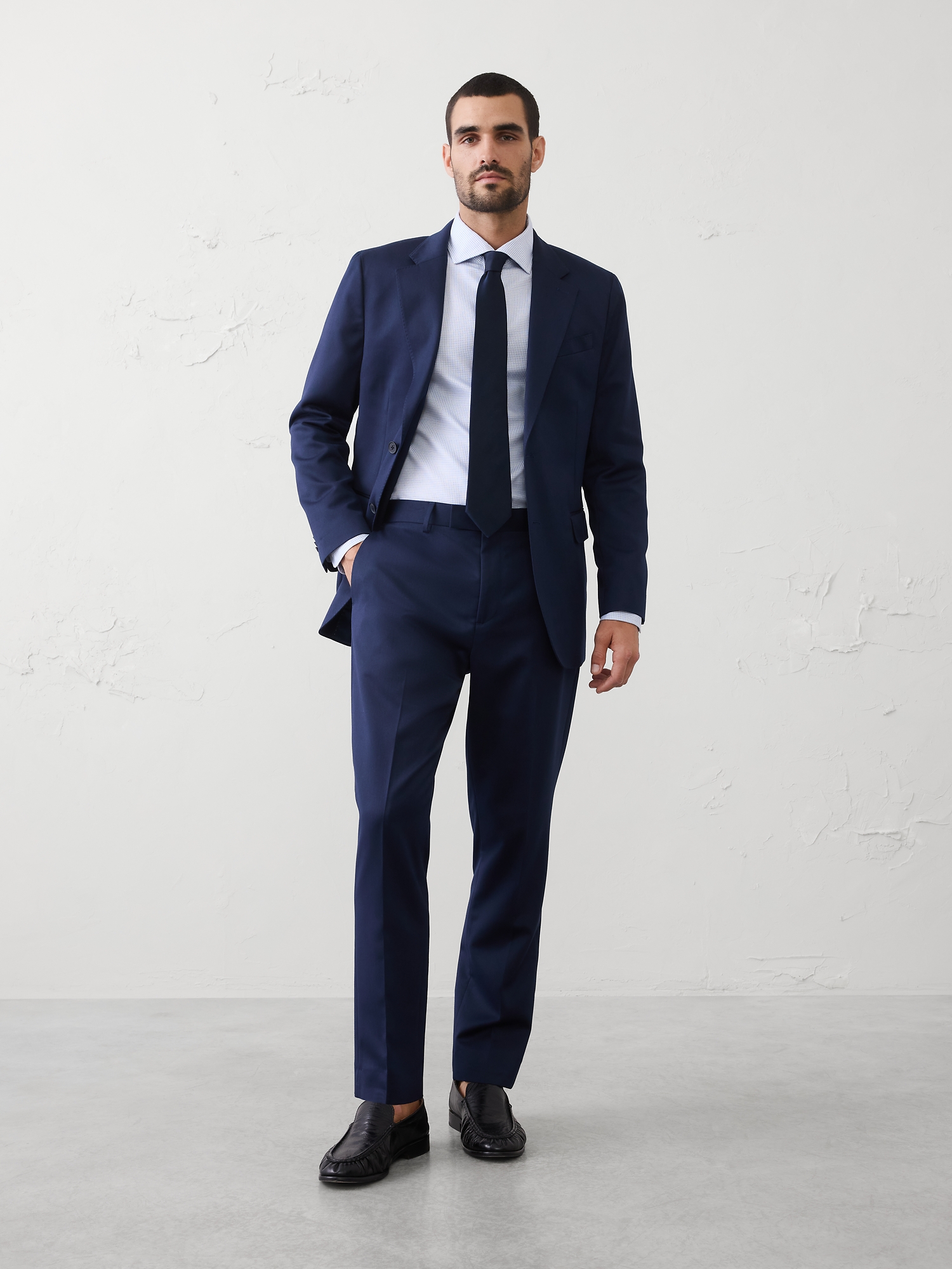 Image number 3 showing, Slim-Fit Dobby Dress Shirt