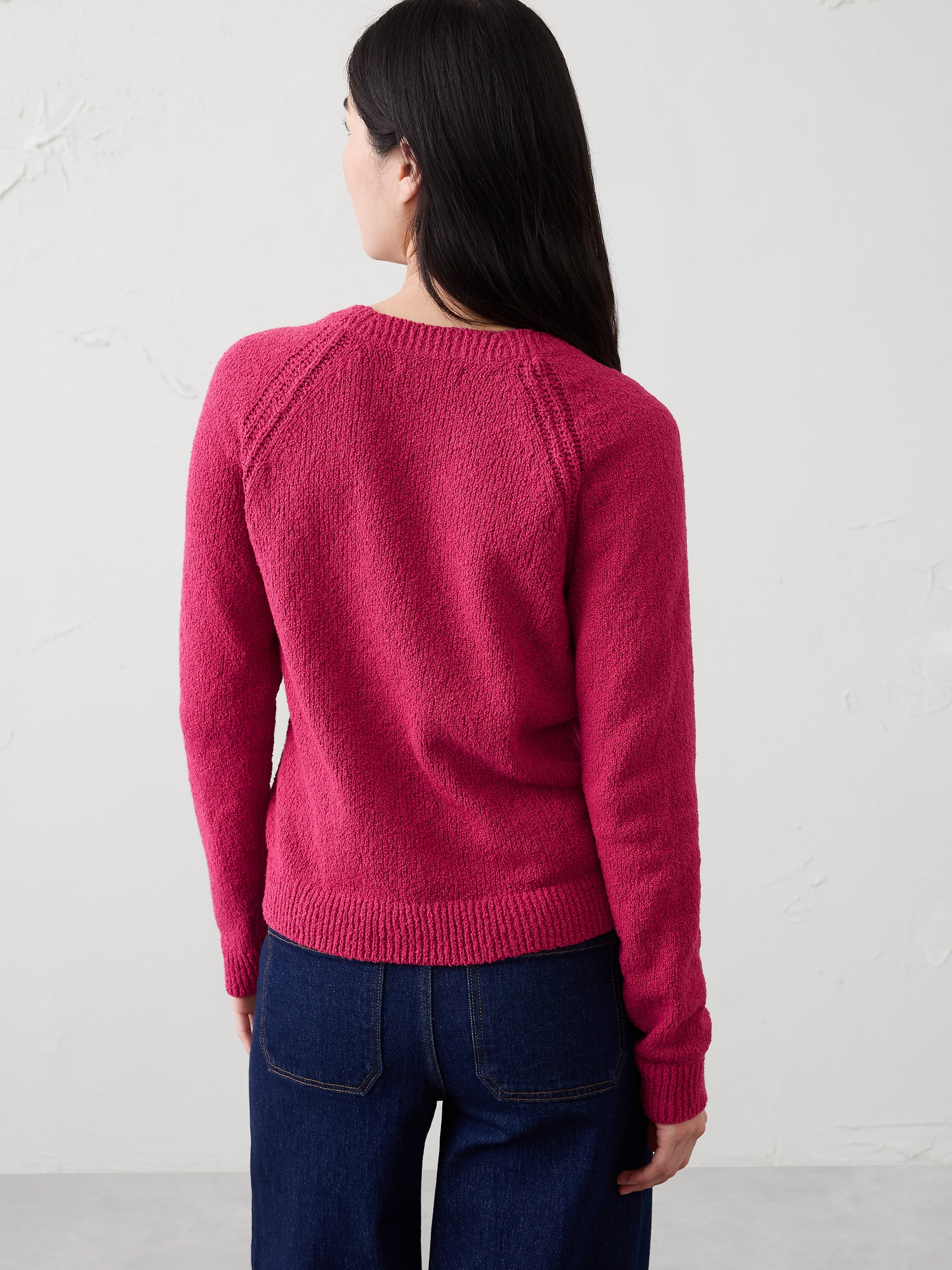 Image number 4 showing, Boucle Raglan Sweater