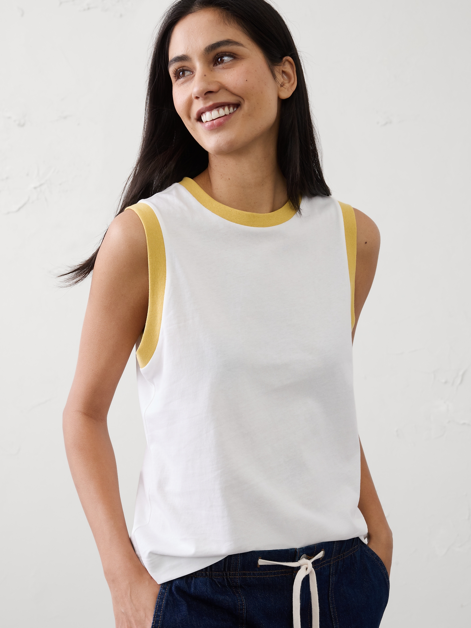 CAMISOLE EN COTON DE QUALITÉ SUPÉRIEURE