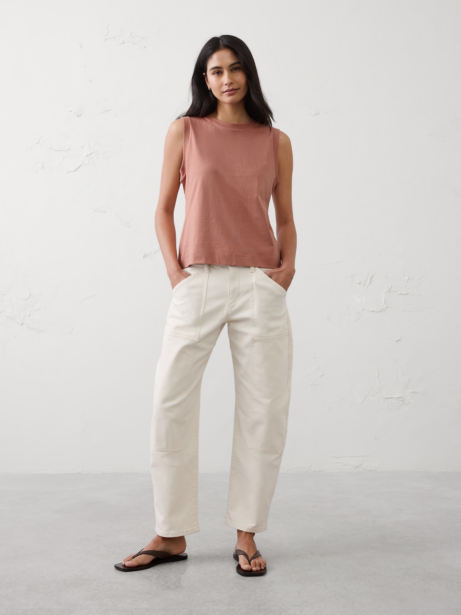 CAMISOLE EN COTON DE QUALITÉ SUPÉRIEURE