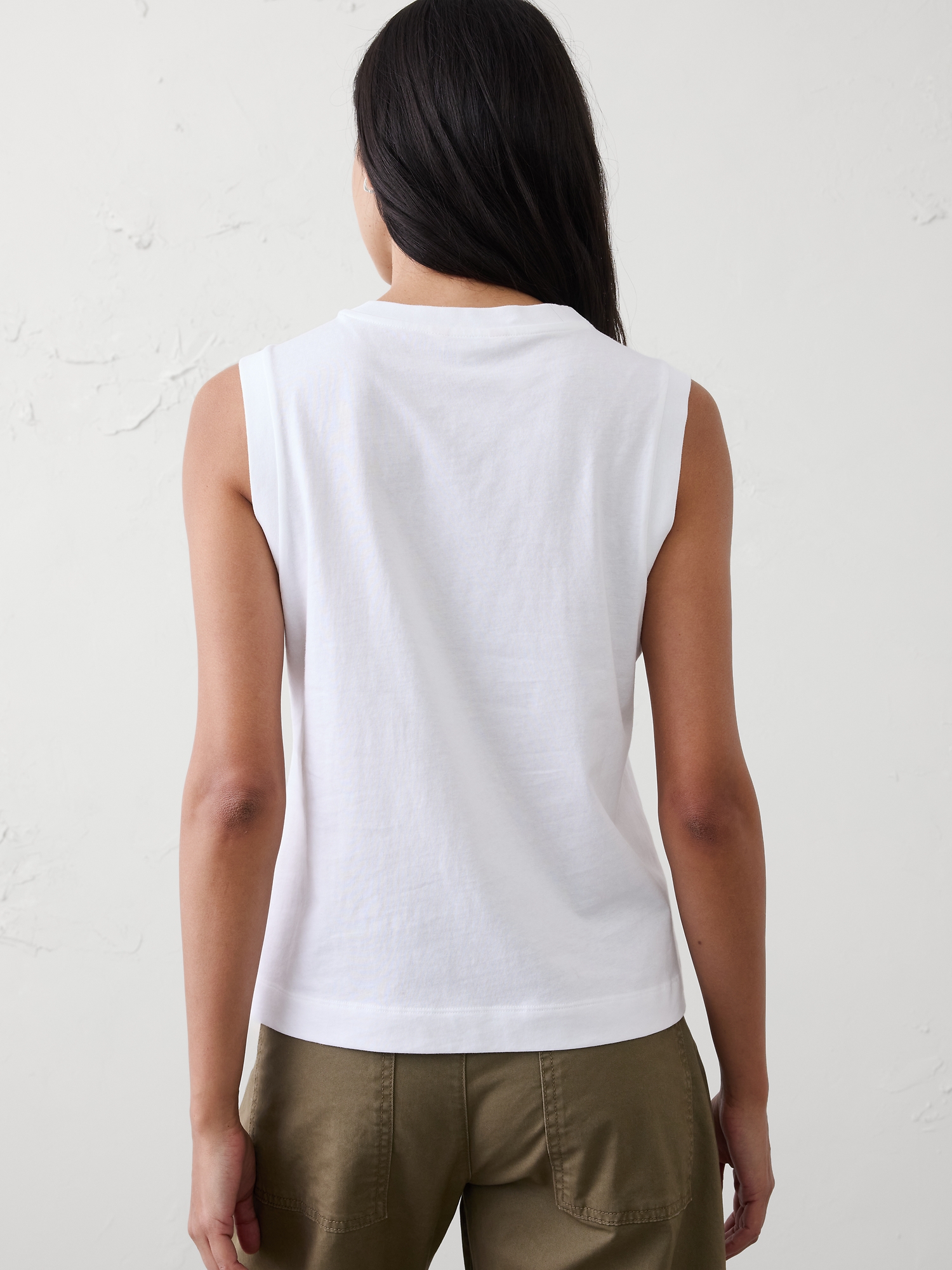 L'image numéro 2 présente Camisole en coton de qualité supérieure