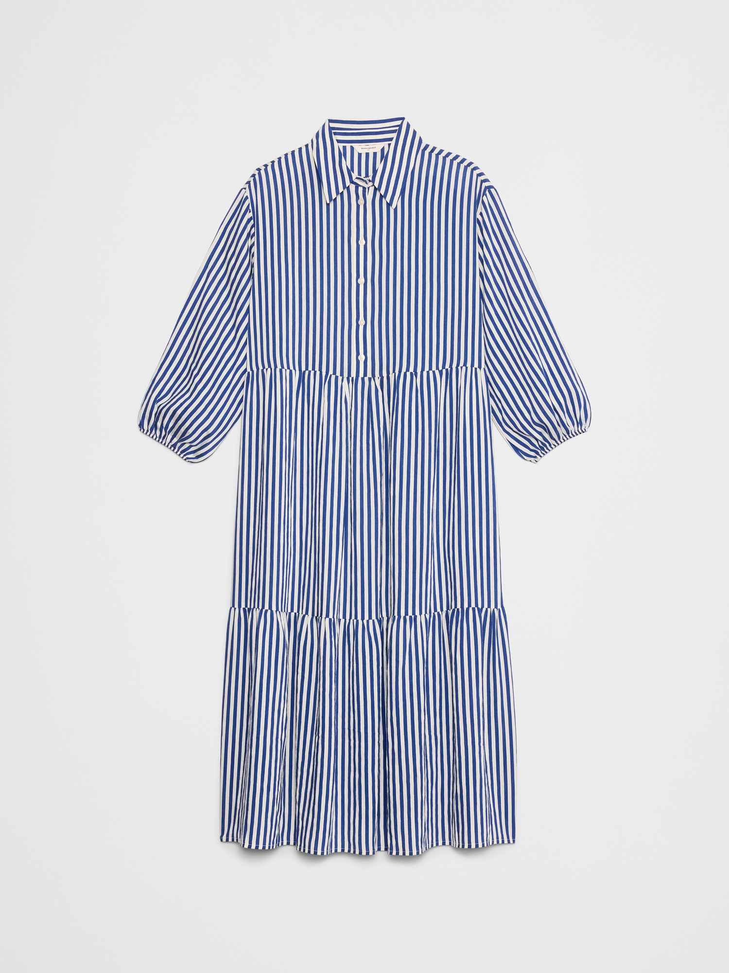 Image number 4 showing, Tiered Midi Shirtdress