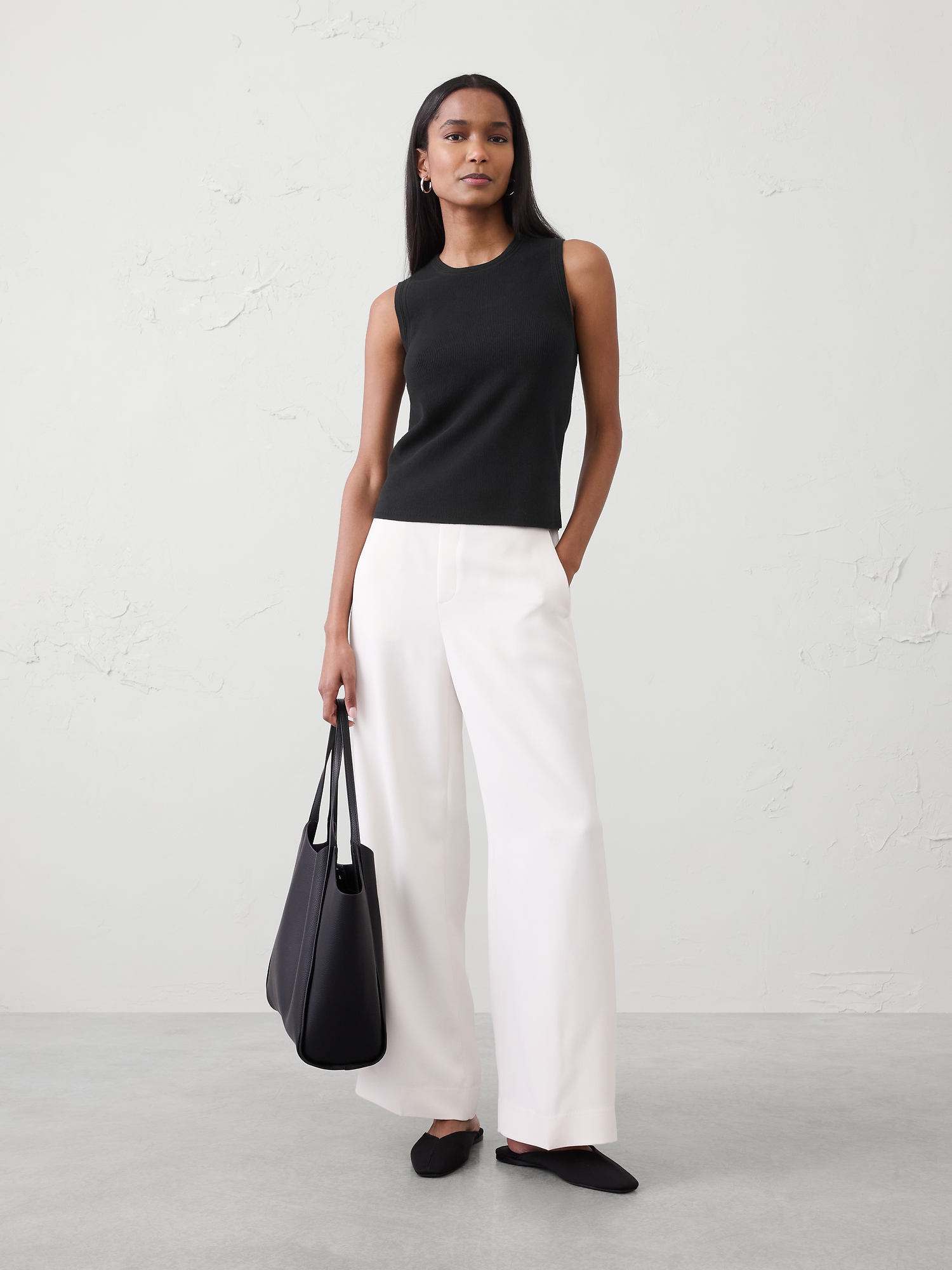 CAMISOLE EN TRICOT CÔTELÉ