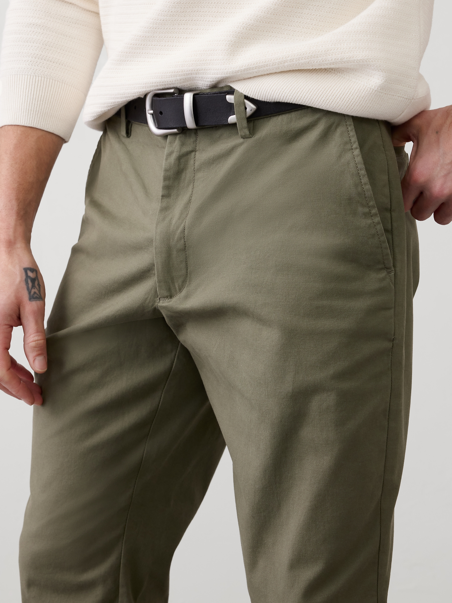 Image number 3 showing, Athletic Lived-In Chino