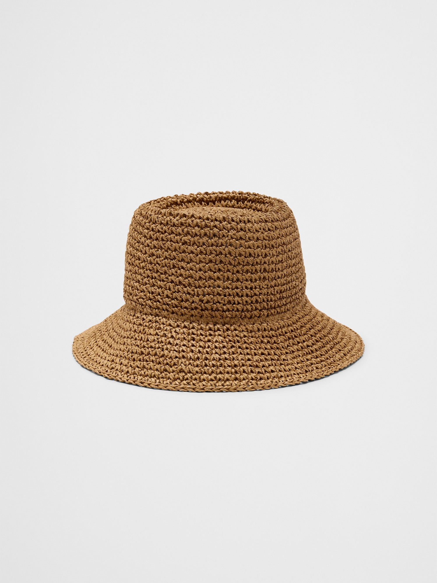 Image number 1 showing, Straw Bucket Hat