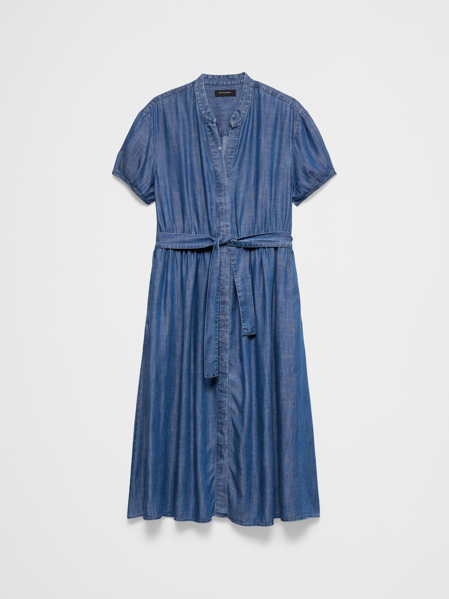 Image number 4 showing, Chambray Midi Shirtdress