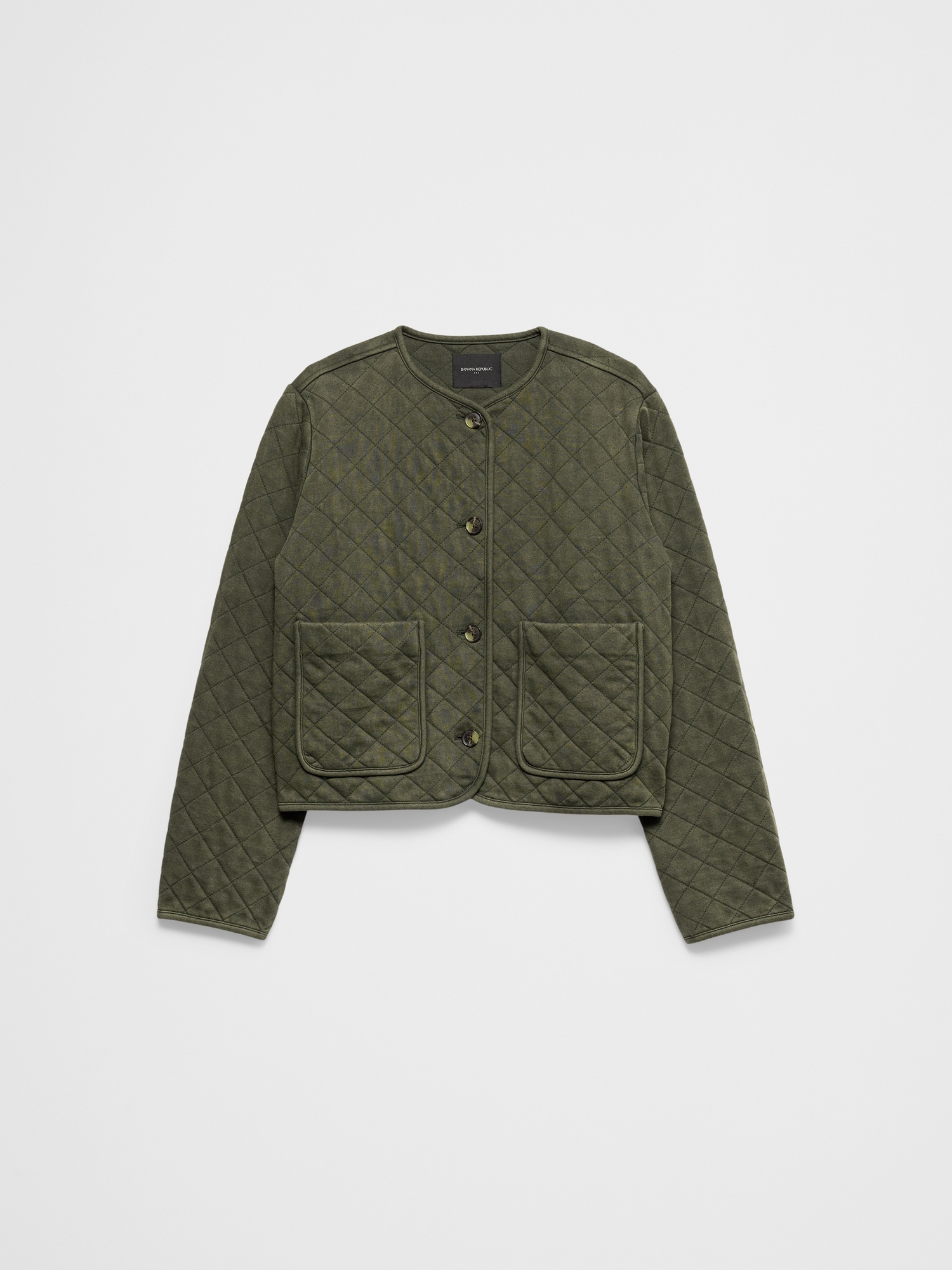 Image number 7 showing, Quilted Knit Jacket