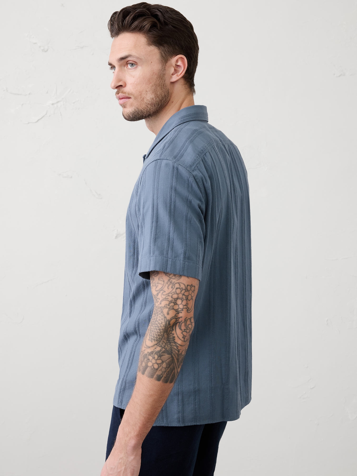 Image number 2 showing, Standard-Fit Textured Resort Shirt