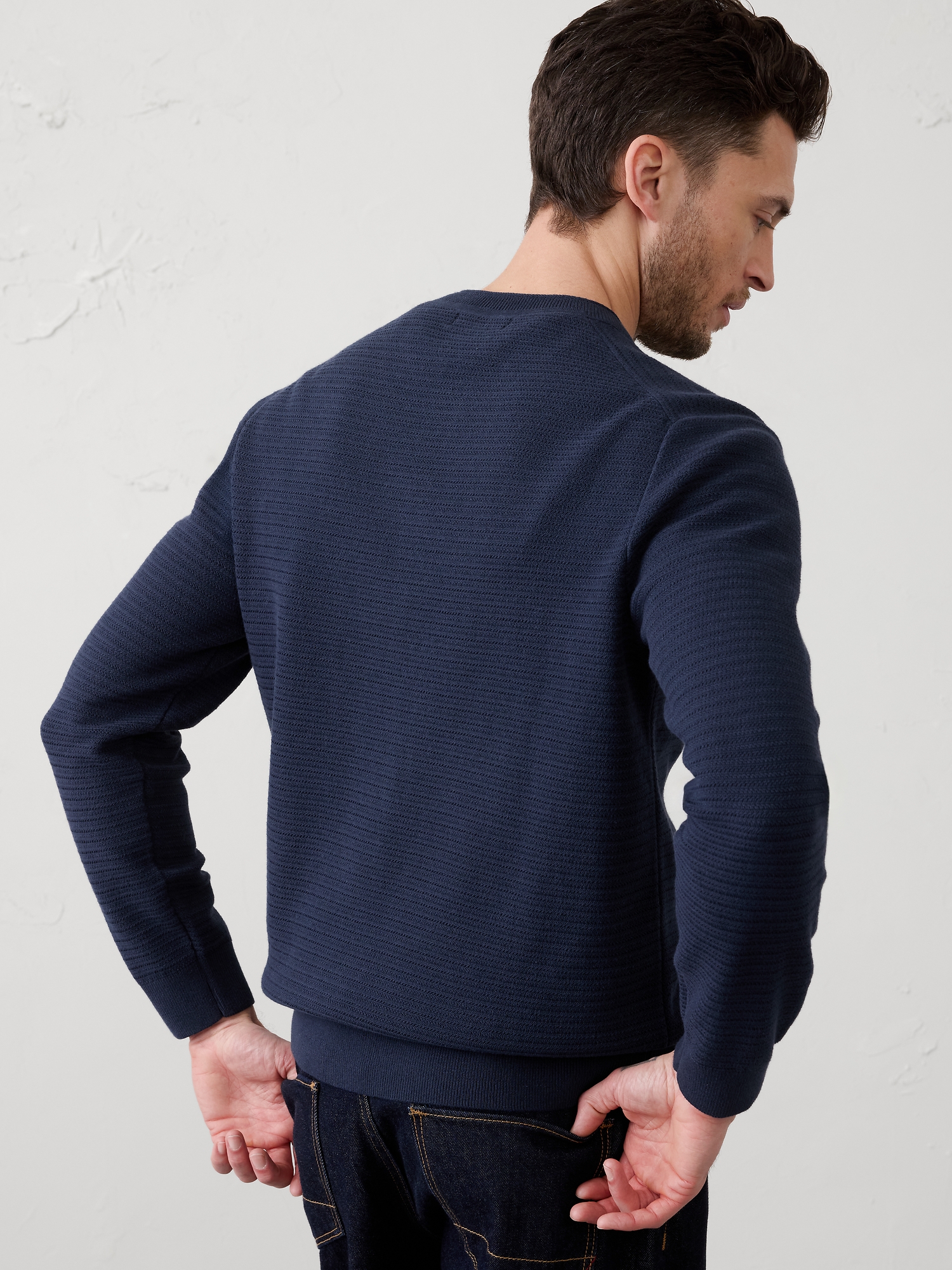 Image number 2 showing, Textured Crew-Neck Sweater