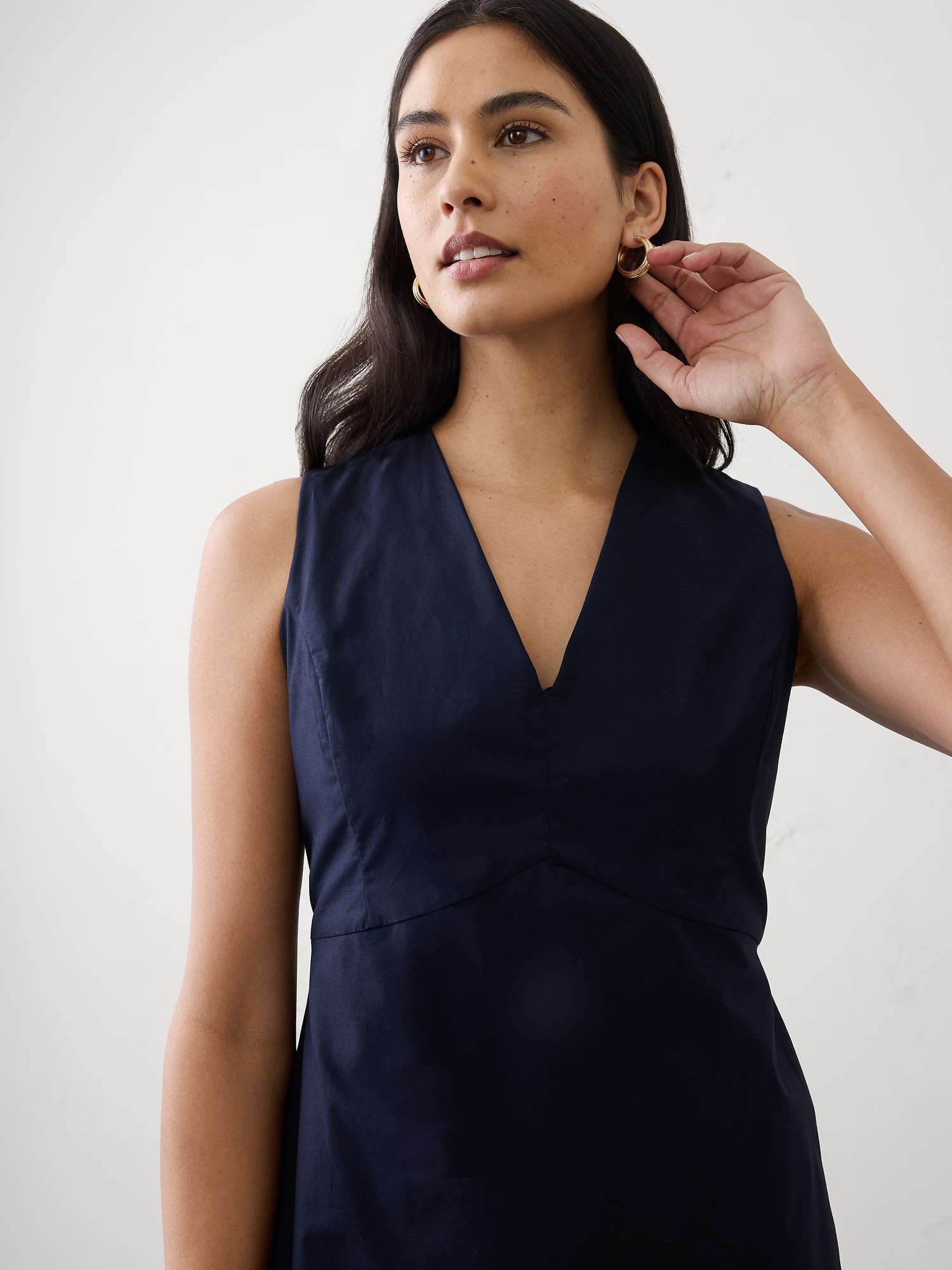 Image number 3 showing, V-Neck Mini Dress