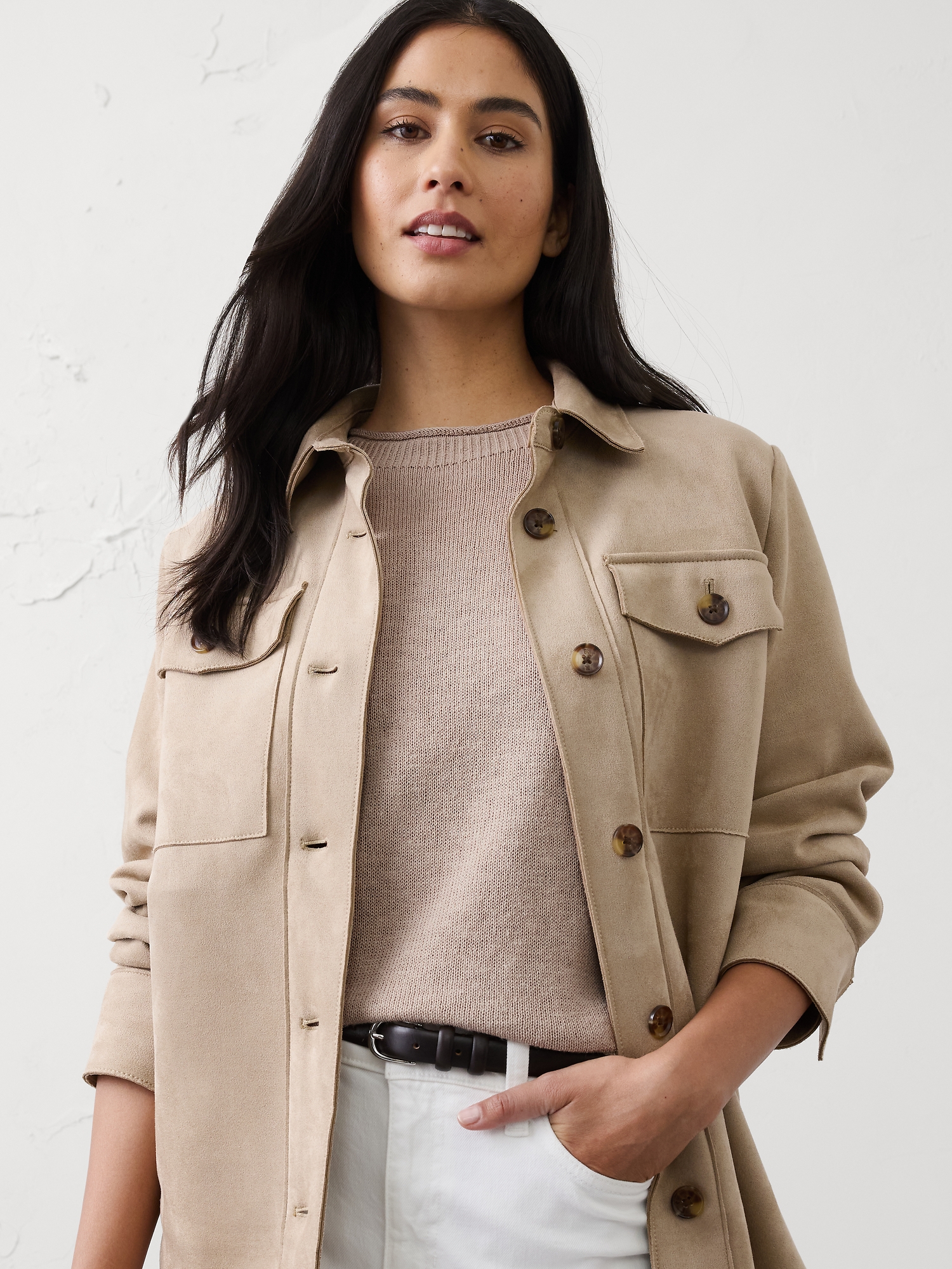 Image number 3 showing, Ramie-Cotton Sweater Tank