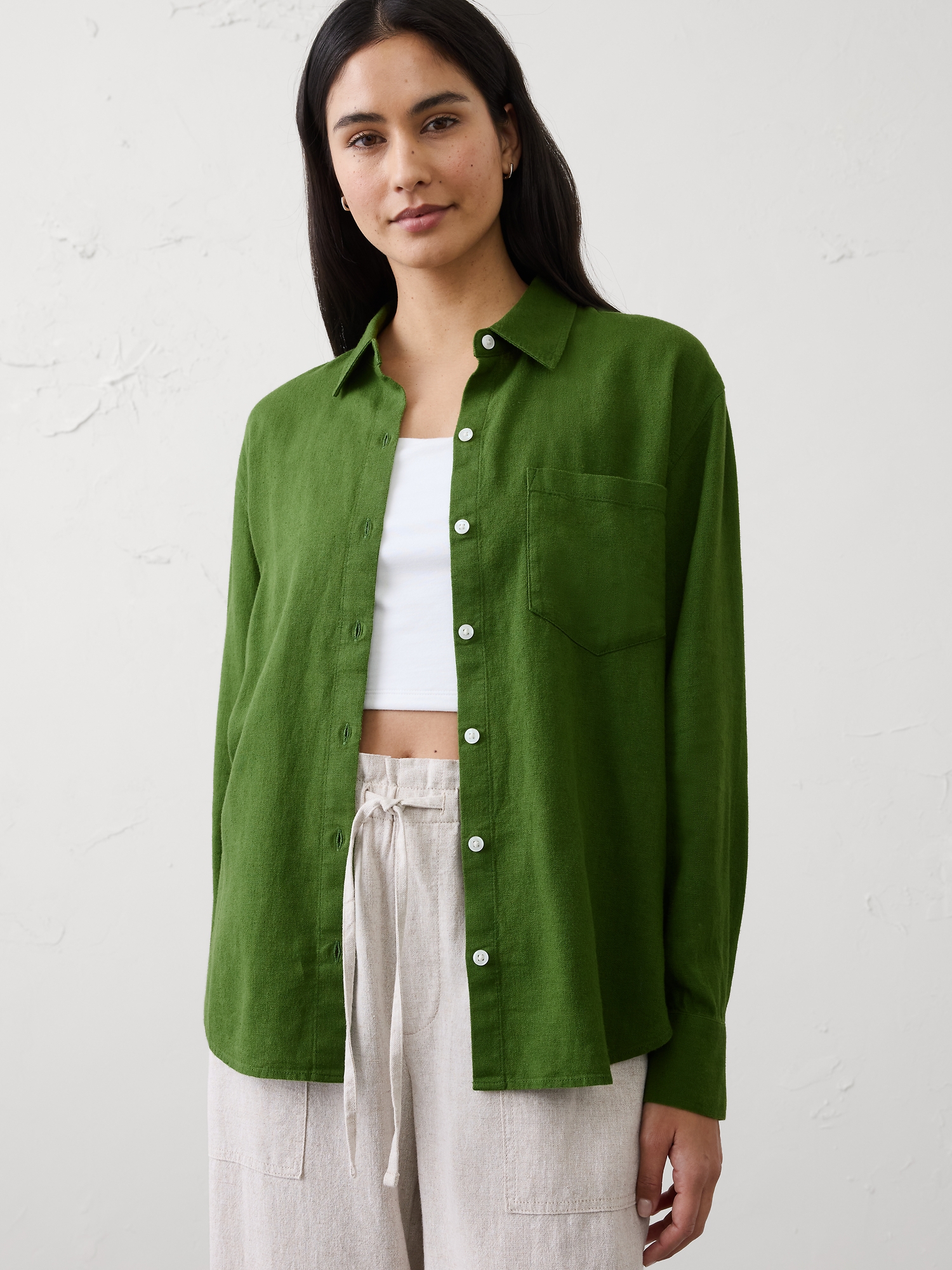 CHEMISE PARFAITE EN MÉLANGE DE LIN