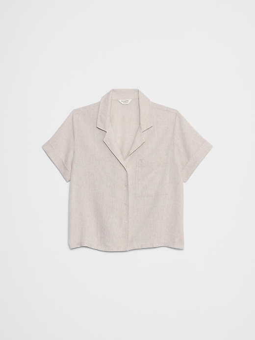 Linen-Blend Shirt | Banana Republic Factory