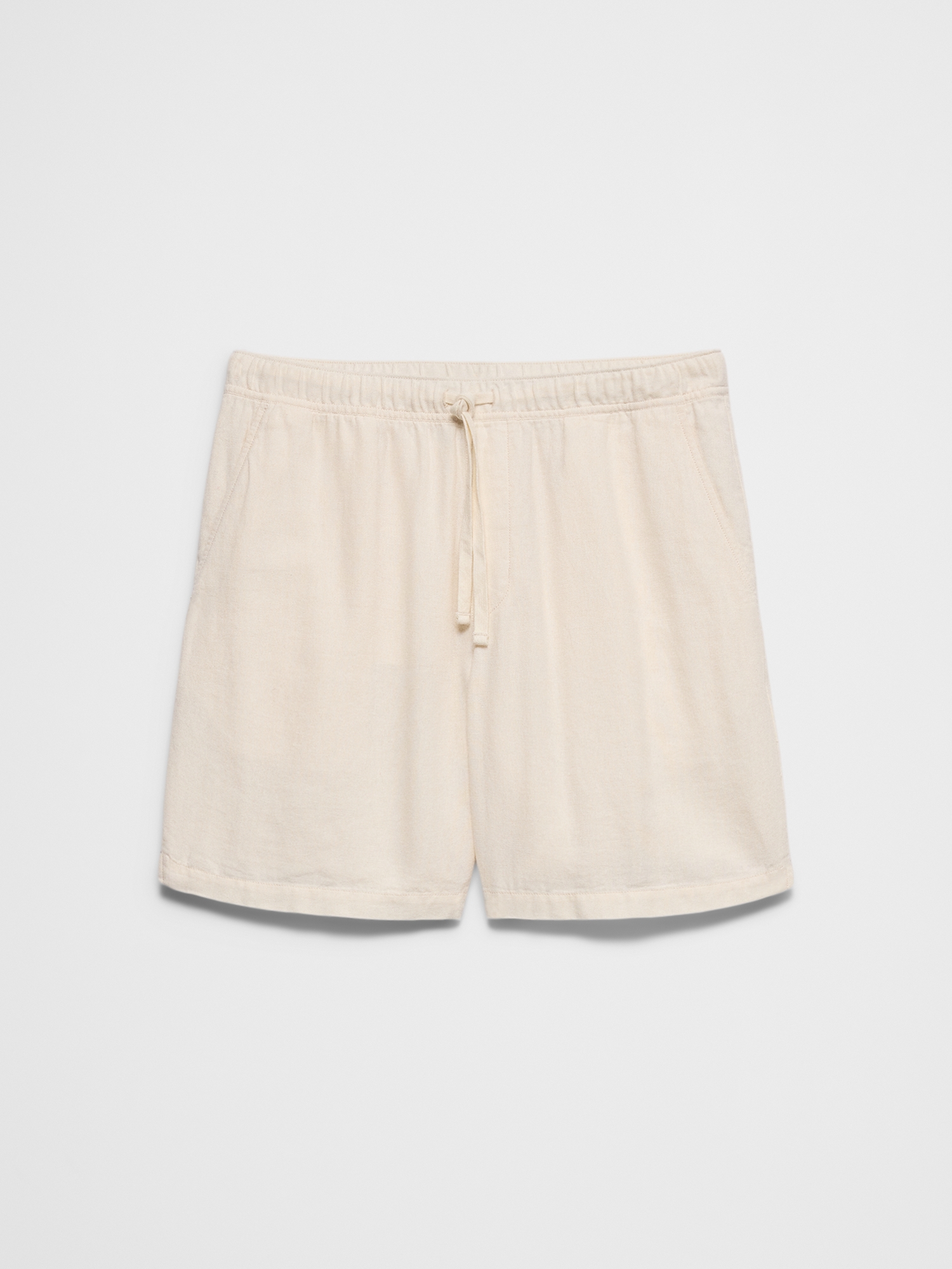 Image number 6 showing, Standard-Fit 7" Linen-Blend Short