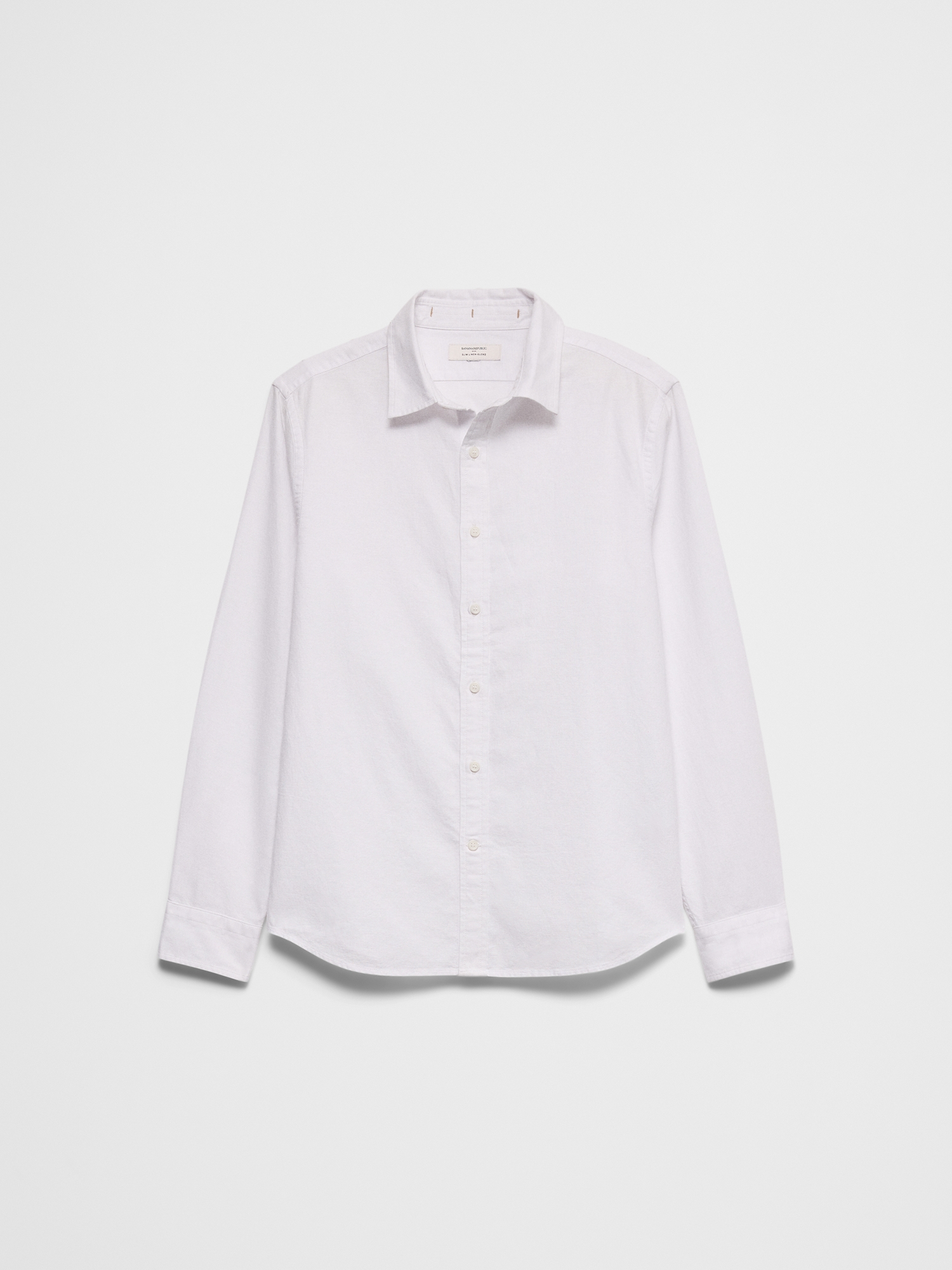 L'image numéro 4 présente Chemise coupe standard en mélange de lin