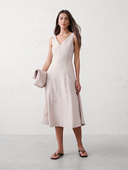 sewing patterns a line dress Vera A-line woven dress with pockets (PDF) main image 1