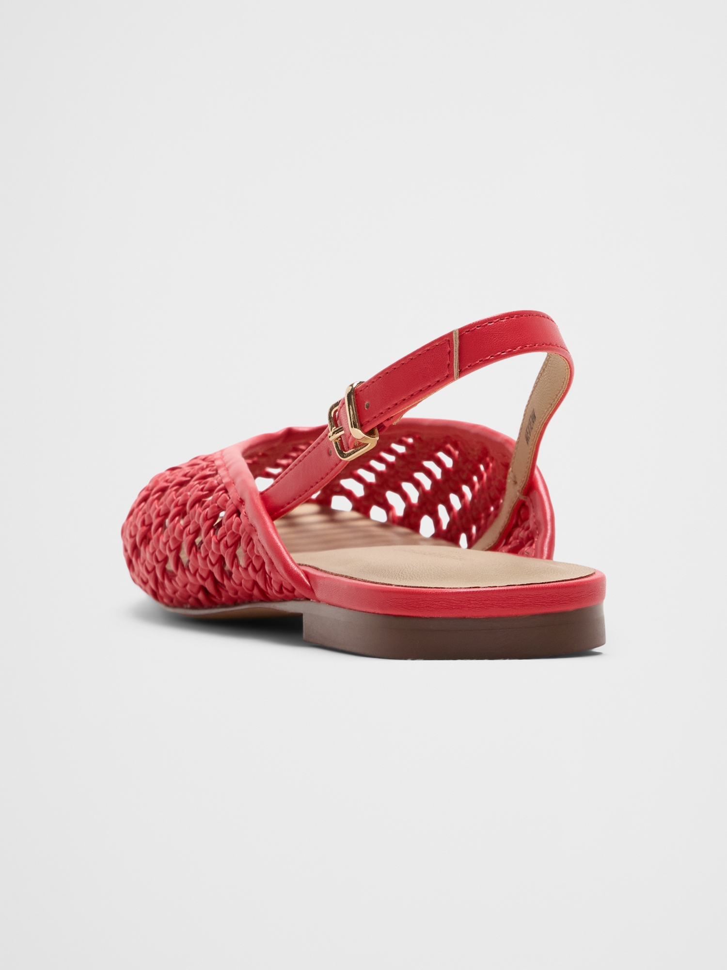 Image number 3 showing, Woven Slingback Flats